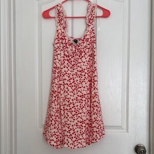 Wild Fable Red Heart Print Dress